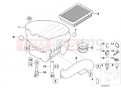 BMW Motorrad BMW 2002 F-Models F 650 CS 02 (0174,0184) Intake sound system