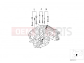 BMW Motorrad BMW 2002 R-Models 4V R 850 R 94 (0401,0406) mounting point crankcase right