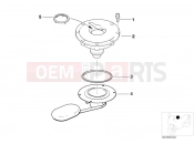 BMW Motorrad BMW 2002 R-Models 4V R 850 R 94 (0401,0406) Filler cap