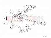 BMW Motorrad BMW 2002 R-Models 4V R 850 R 94 (0401,0406) Collapsible stand/side stand