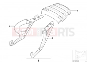 BMW Motorrad BMW 2002 R-Models 4V R 850 R 94 (0401,0406) Luggage grid