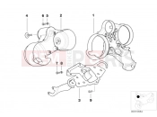 BMW Motorrad BMW 2002 R-Models 4V R 850 R 94 (0401,0406) Instrument carrier, facelift