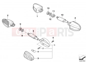 BMW Motorrad BMW 2002 R-Models 4V R 850 R 94 (0401,0406) Turn signal lights
