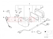 BMW Motorrad BMW 2002 R-Models 4V R 850 R 94 (0401,0406) Rear fog light