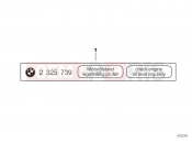 BMW Motorrad BMW 2002 R-Models 4V R 850 R 94 (0401,0406) Label 