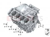 BMW Motorrad BMW 2013 S models HP4 (0D01, 0D11) Engine housing