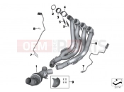 BMW Motorrad BMW 2013 S models HP4 (0D01, 0D11) Exhaust manifold