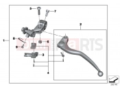 BMW Motorrad BMW 2013 S models HP4 (0D01, 0D11) Clutch control assembly