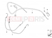 BMW Motorrad BMW 2013 S models HP4 (0D01, 0D11) Bowden cables