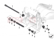 BMW Motorrad BMW 2013 S models HP4 (0D01, 0D11) Rear swing arm bearing