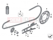 BMW Motorrad BMW 2013 S models HP4 (0D01, 0D11) Chain drive