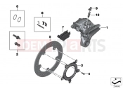 BMW Motorrad BMW 2013 S models HP4 (0D01, 0D11) Rear wheel brake