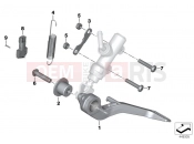BMW Motorrad BMW 2013 S models HP4 (0D01, 0D11) Brake pedal