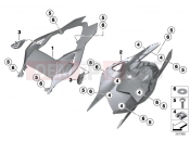 BMW Motorrad BMW 2013 S models HP4 (0D01, 0D11) Tail part