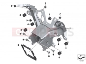 BMW Motorrad BMW 2013 S models HP4 (0D01, 0D11) Front panel carrier