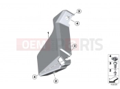 BMW Motorrad BMW 2013 S models HP4 (0D01, 0D11) Covering inner