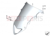 BMW Motorrad BMW 2013 S models HP4 (0D01, 0D11) Windshield