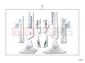 BMW Motorrad BMW 2013 S models HP4 (0D01, 0D11) Sponsor decals