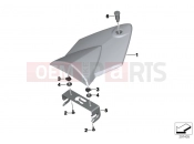 BMW Motorrad BMW 2013 S models HP4 (0D01, 0D11) Stool cover