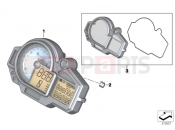 BMW Motorrad BMW 2013 S models HP4 (0D01, 0D11) Instrument cluster