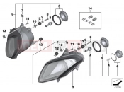 BMW Motorrad BMW 2013 S models HP4 (0D01, 0D11) Headlight