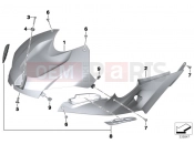BMW Motorrad BMW 2013 S models S 1000 RR 15 (0D10,0D21) Cover for fuel tank