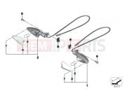BMW Motorrad BMW 2013 S models S 1000 RR 15 (0D10,0D21) Turn signals, front