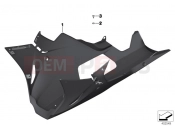 BMW Motorrad BMW 2013 S models S 1000 RR 15 (0D10,0D21) Engine spoiler in Carbon