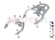 BMW Motorrad BMW 2013 F-Models K7x F 800 GT (0B03, 0B13) Grab handle and luggage stand