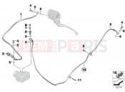 BMW Motorrad BMW 2013 C-Models C evolution (0C03) Brake lines, ABS rear