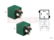 BMW Motorrad BMW 2013 C-Models C evolution (0C03) Relay, NO contact, pine green