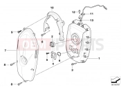 BMW MOTORRAD R 1200 ST (0328,0338) Front cover/Timing chain cover