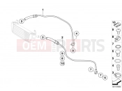 BMW MOTORRAD R 1200 ST (0328,0338) Oil cooling pipe