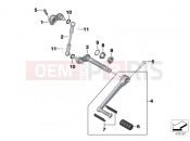 BMW MOTORRAD R 1200 ST (0328,0338) External gearshift parts/Shift lever