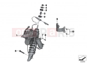 BMW MOTORRAD R 1200 ST (0328,0338) Spring strut, ESA, front