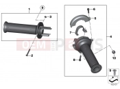 BMW MOTORRAD R 1200 ST (0328,0338) Handlebar grips unheated