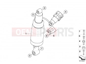 BMW MOTORRAD R 1200 ST (0328,0338) Spring strut, rear