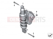 BMW MOTORRAD R 1200 ST (0328,0338) Spring strut, ESA, rear