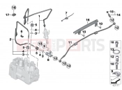 BMW MOTORRAD R 1200 ST (0328,0338) Brake line, rear, I-ABS Generation 1