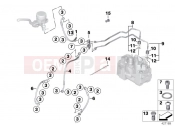 BMW MOTORRAD R 1200 ST (0328,0338) Brake line, front, I-ABS Generation 1