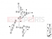 BMW MOTORRAD R 1200 ST (0328,0338) Brake pipe, front, without ABS