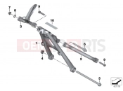 BMW MOTORRAD R 1200 ST (0328,0338) front frame/mounting parts