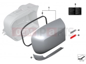 BMW MOTORRAD R 1200 ST (0328,0338) Case lid at lowe part of case