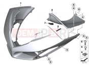 BMW MOTORRAD R 1200 ST (0328,0338) Trim panel upper part