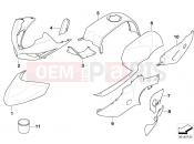 BMW MOTORRAD R 1200 ST (0328,0338) Painted Parts 993 graphit/granit-grau