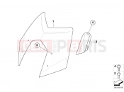 BMW MOTORRAD R 1200 ST (0328,0338) Windshield, tinted