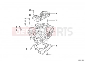 BMW Motorrad BMW 2003 F-Models F 650 97 (0162) Cylinder Head