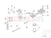 BMW Motorrad BMW 2003 F-Models F 650 97 (0162) Fuse box / relay