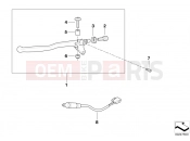 BMW MOTORRAD F 650 GS 00 (0172,0182) Clutch control assembly