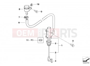 BMW MOTORRAD F 650 GS 00 (0172,0182) Rear brake master cylinder w container
